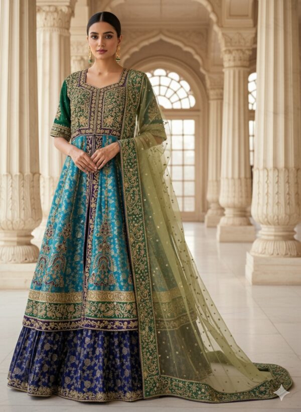 Regal Charm: The Banarsi Peshwas & Lehnga Ensemble